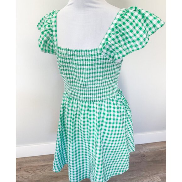 Old Navy Mint Checkered Midi Dress - Picture 12 of 14